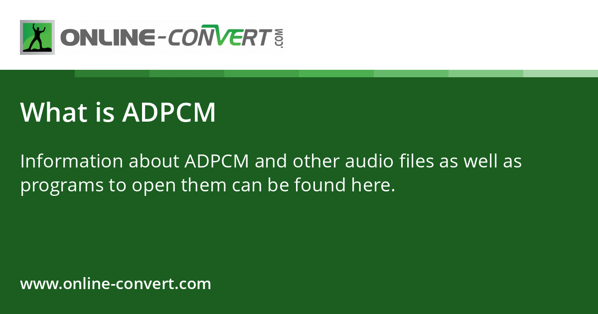 What is ADPCM