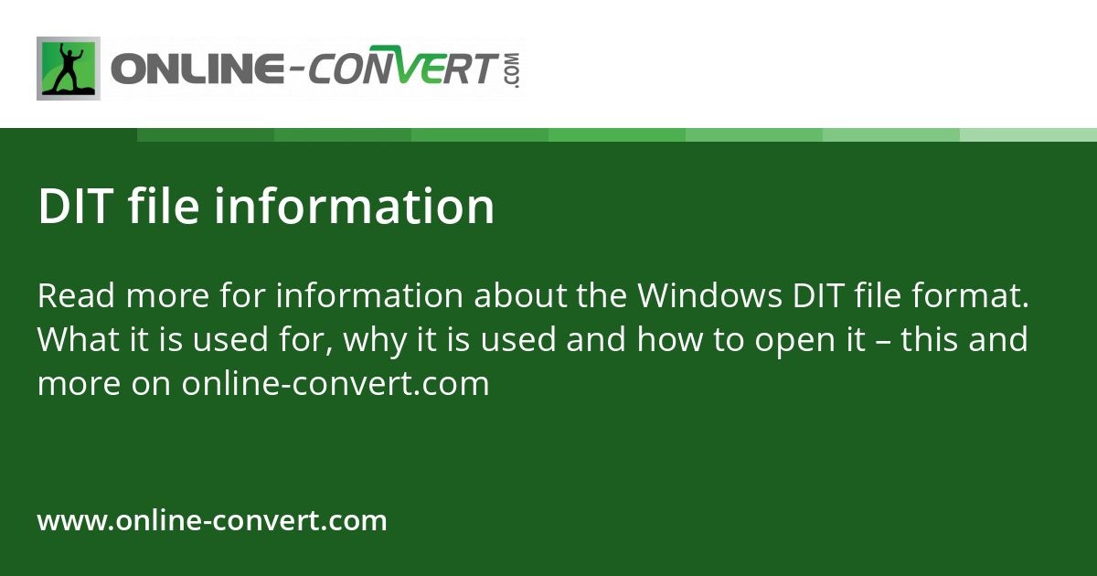 DIT file information