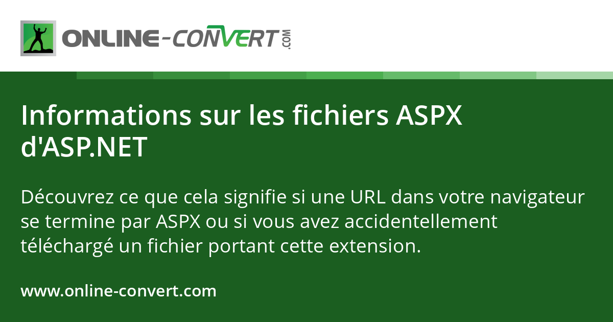 Aspx And Reverse Aspx Informations sur les fichiers ASPX d'ASP.NET