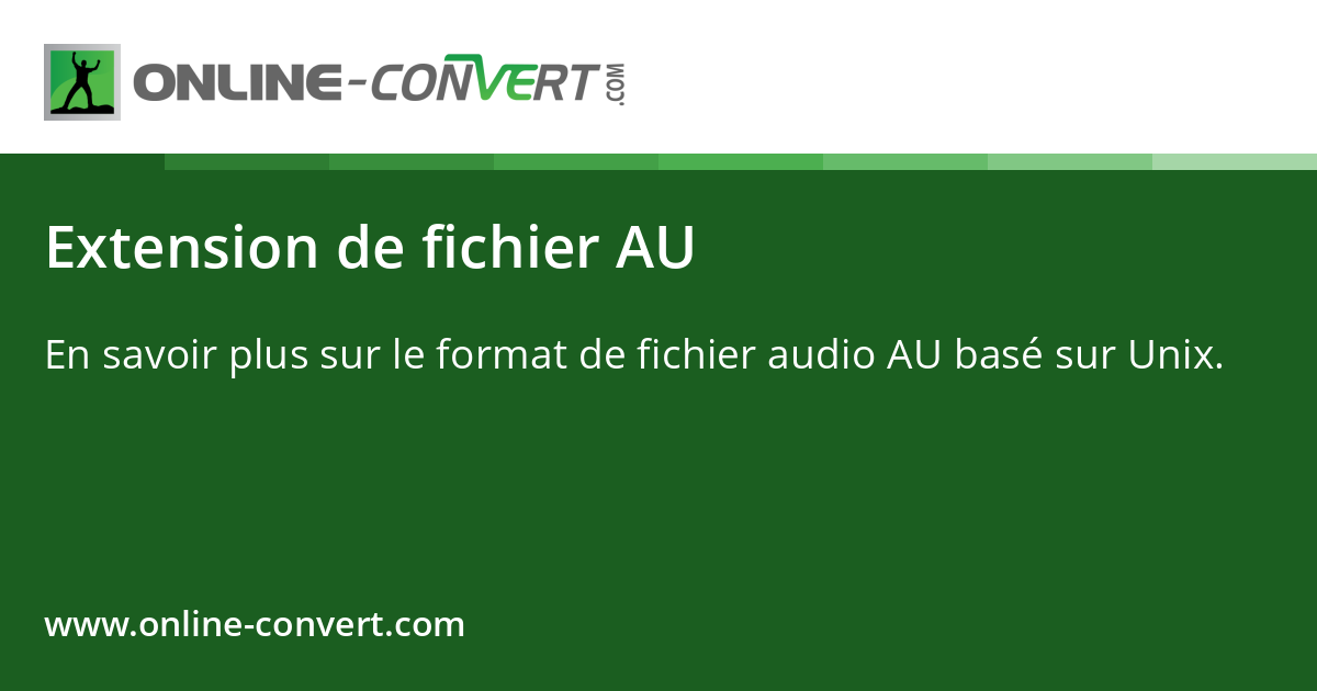 Extension de fichier AU