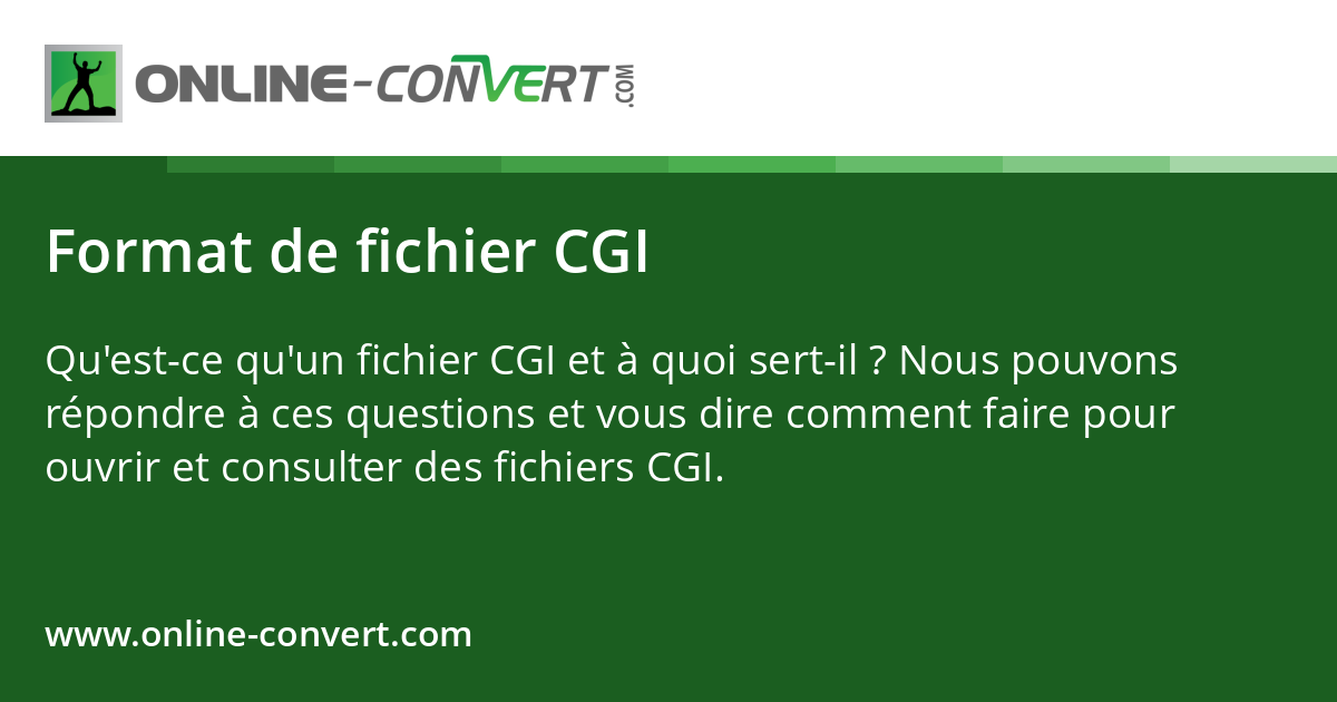 Format de fichier CGI