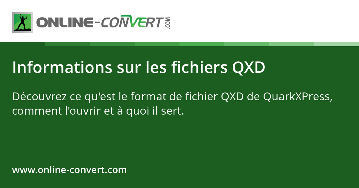 Qfdxd Informations sur les fichiers QXD