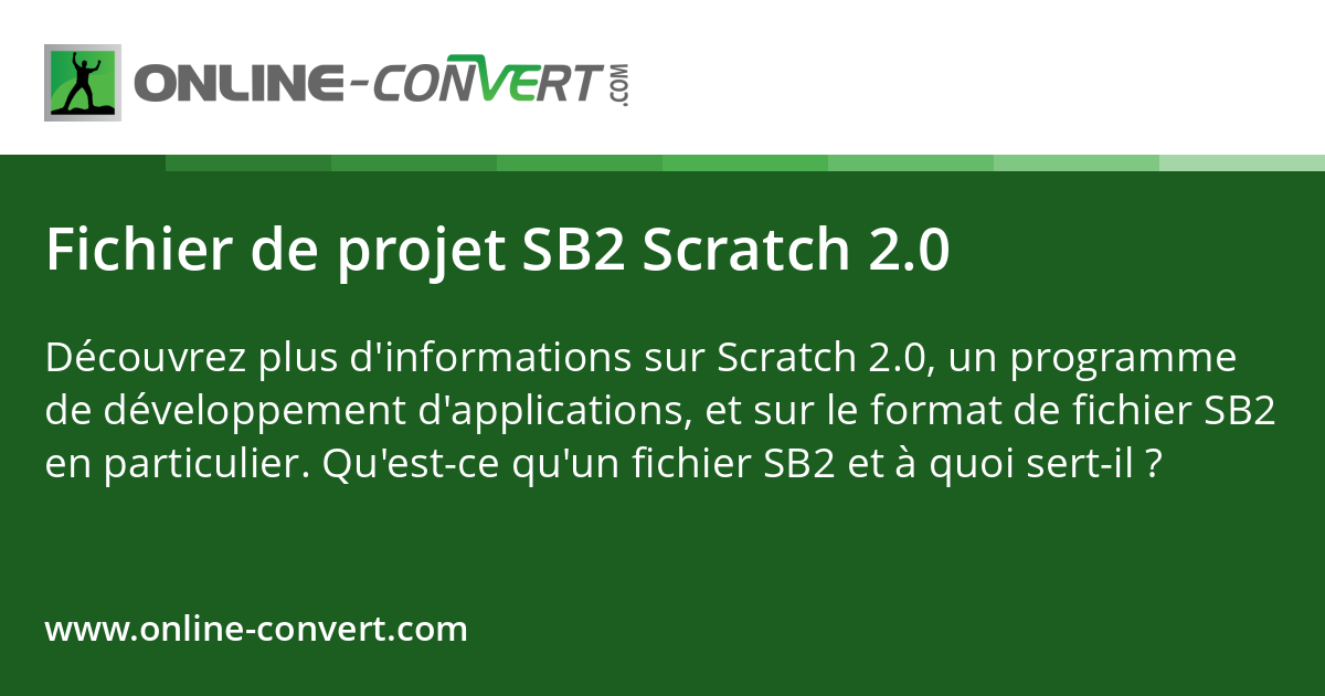 Sb2 Scratch Fichier de projet SB2 Scratch 2.0